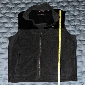 Tommy Hilfiger Charcoal and Black Zip-Up Vest
